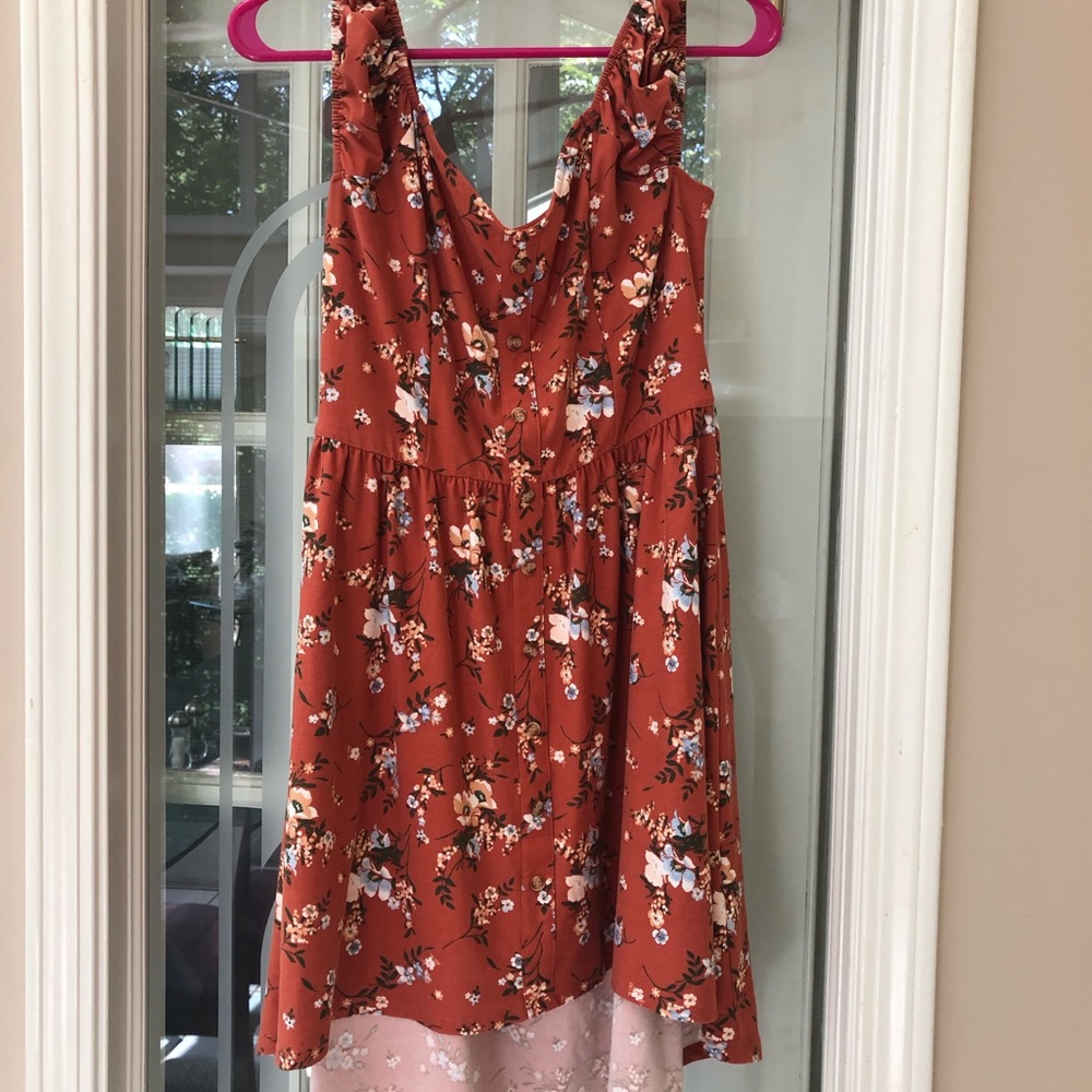 High Low Off the Shoulder Dress